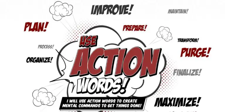 Use Action Words – Werbs Are Powerful Motivators