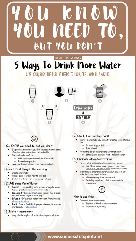 5 Ways To Drink More Water