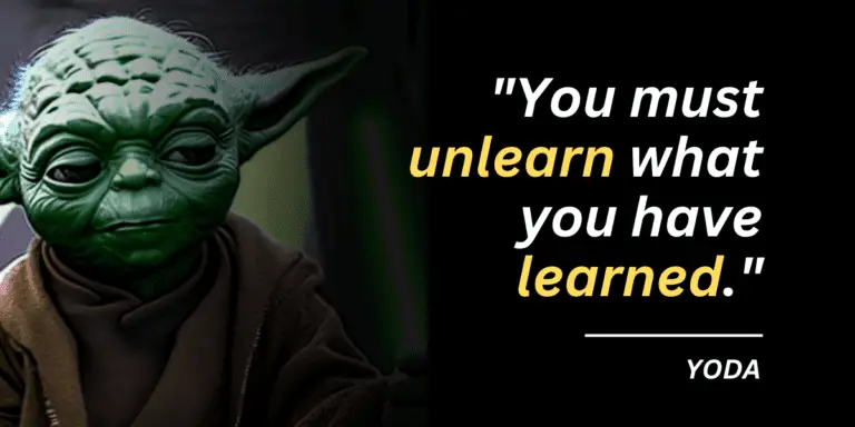 You Must Unlearn What You Have Learned