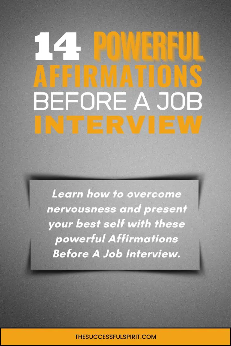 Unlock Your Potential with These Affirmations Before A Job Interview