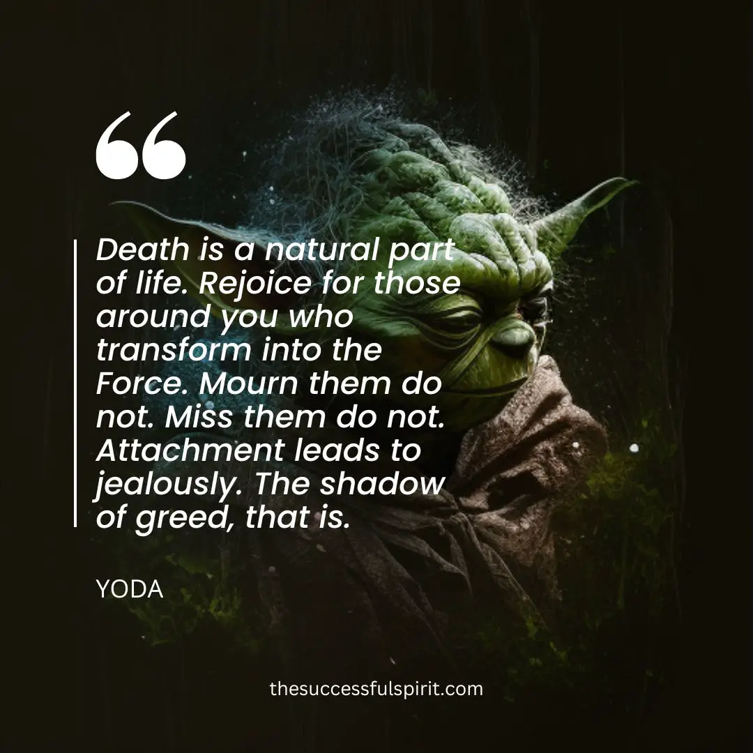 Death Is A Natural Part Of Life Yoda