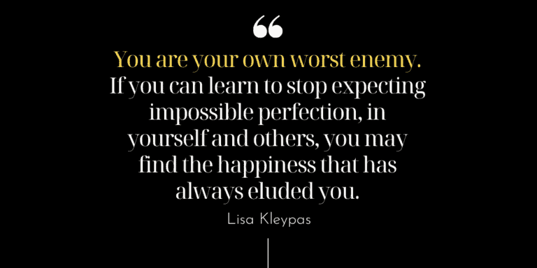 You Are Your Own Worst Enemy