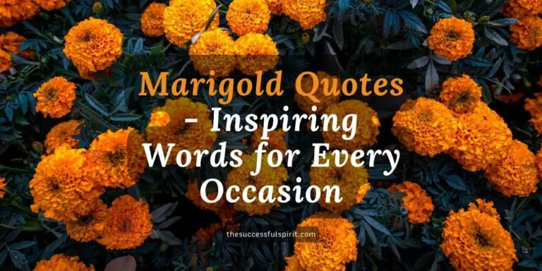 Marigold Quotes – Inspiring Words for Every Occasion