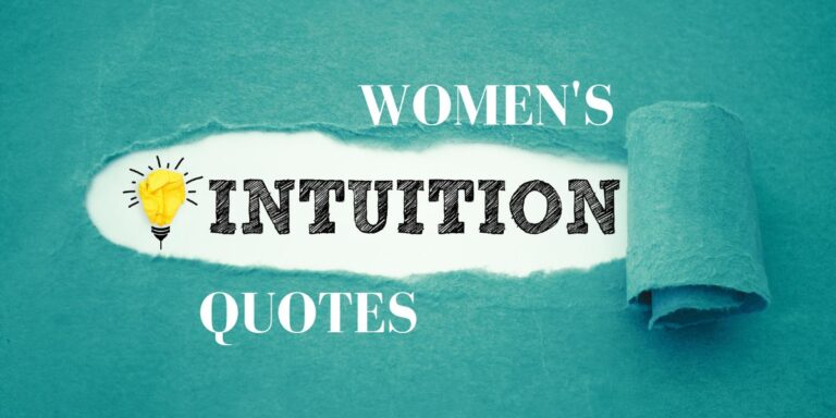 Women's Intuition Quotes