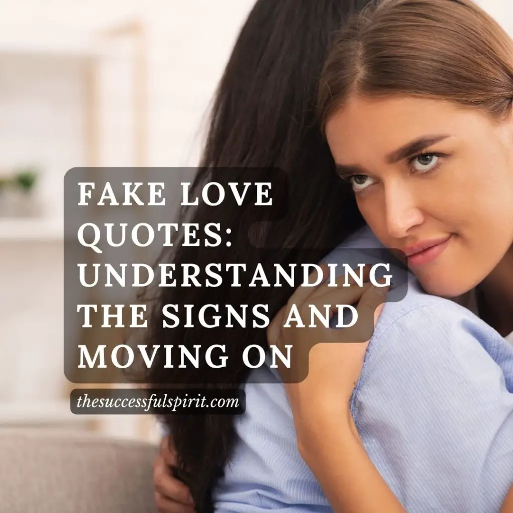 Fake Love Quotes: Understanding the Signs and Moving On