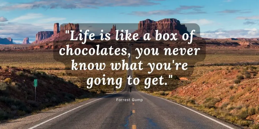 Life Is Like A Box Of Chocolates Quote By Forrest Gump