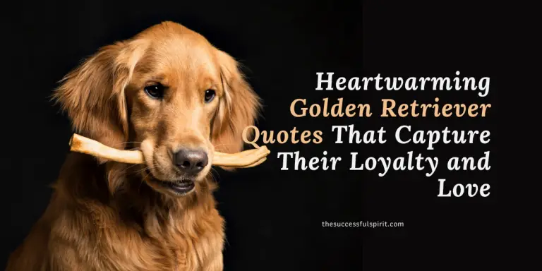 Heartwarming Golden Retriever Quotes