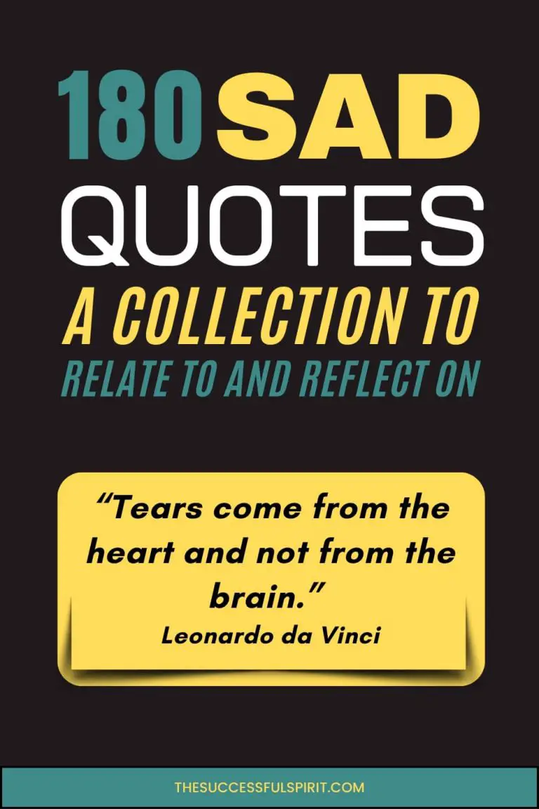 180 Sad Quotes: A Collection to Relate to and Reflect On